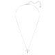Pingente Swarovski Attract, Combinação de Lapidações, Agrupamento, Branco, Lacado a Ródio