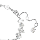 Pulseira Swarovski Mesmera, Combinação de Lapidações, Branca, Lacado a Ródio