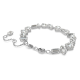 Pulseira Swarovski Mesmera, Combinação de Lapidações, Branca, Lacado a Ródio
