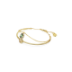 Bracelete Swarovski Stilla, Combinação de Lapidações, Multicor, Lacado a Dourado