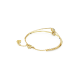 Bracelete Swarovski Stilla, Combinação de Lapidações, Multicor, Lacado a Dourado