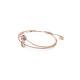 Bracelete Swarovski Stilla, Combinação de Lapidações, Rosa, Lacado a Rosa Dourado