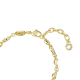 Pulseira Swarovski Dextera, Combinação de Lapidações, Branca, Lacado a Dourado