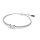 Bracelete Swarovski Mesmera, Combinação de Lapidações, Branca, Lacado a Ródio