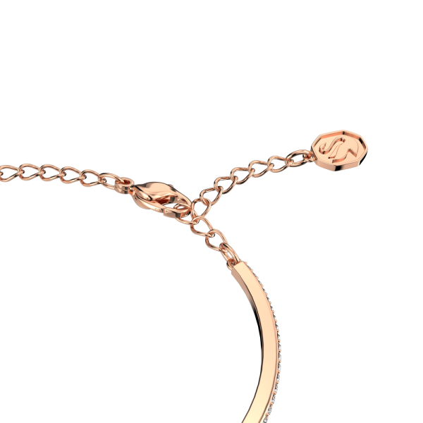 Bracelete Swarovski Millenia, Lapidação Octogonal, Rosa, Lacado a Rosa Dourado