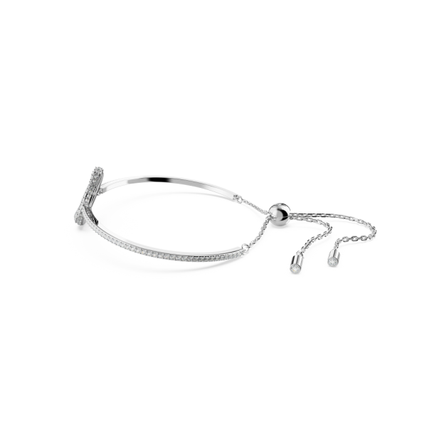 Bracelete Swarovski Iconic Swan, Cisne, Branca, Lacado a Ródio