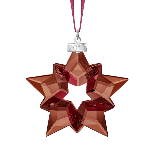 Swarovski Holiday Ornament, A.E. 2019, Estrela, Vermelho
