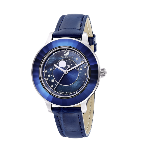 Relógio Swarovski Octea Lux, Azul, Aço Inoxidável